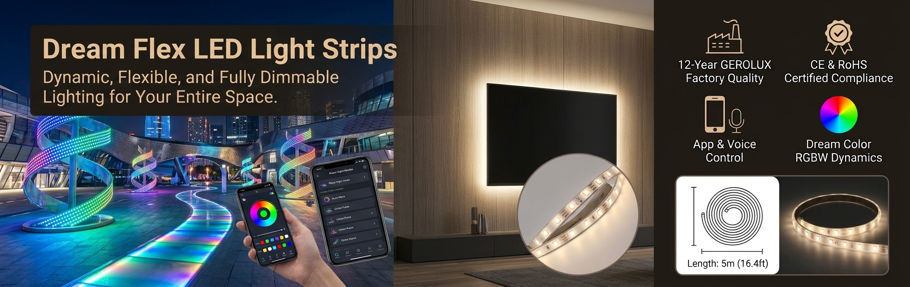 GEROLUX Dream Flex LED Strip - Total Space Transformation